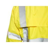 portwest warnschutz regenjacke für herren h440 ansicht der reflexstreifen