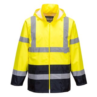 portwest warnschutz regenjacke orange