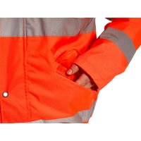 Portwest Gefütterte Warnschutz Pilotenjacke EN342 orange L