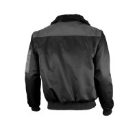 Qualitex Pilotenjacke zweifarbig, Größe: 3XL, Farbe: schwarz/grau