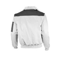 Qualitex Pilotenjacke zweifarbig, Größe: 3XL, Farbe: weiß/grau