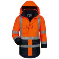 LUIS Warnschutz-Parka Orange/Marine Größe XS -...