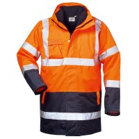 TRAVIS 4in1 Warnschutz-Parka Orange/Marine Größe S - XXXXL