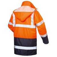 TRAVIS 4in1 Warnschutz-Parka Orange/Marine Größe S - XXXXL