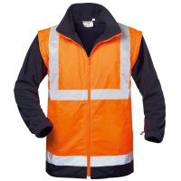 TRAVIS 4in1 Warnschutz-Parka Orange/Marine Größe S - XXXXL