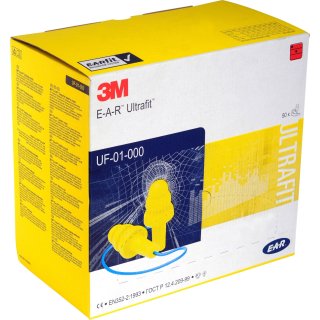 3M ULTRAFIT™ EAR™- 50 Paar Gehörschutz-Stöpsel