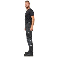 PUMA WORKWEAR Precision X Latzhose Anthrazit / Schwarz 44