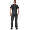 PUMA WORKWEAR Precision X Latzhose Anthrazit / Schwarz 44