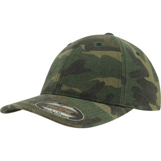 YUPOONG Inc. Flexfit Camouflage-Mütze, Dunkles Camouflage