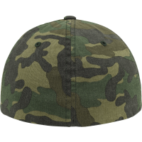 YUPOONG Inc. Flexfit Camouflage-Mütze, Dunkles Camouflage