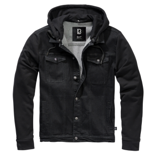 Brandit Cradock Denim Outdoorjacke, Schwarz/Schwarz