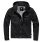 Brandit Cradock Denim Outdoorjacke, Schwarz/Schwarz