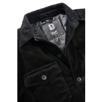 Brandit Corduroy Outdoorjacke, Schwarz