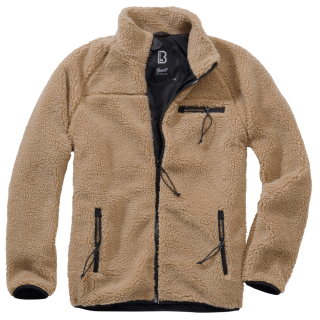 Brandit Teddyfleece Outdoorjacke Größe S Farbe Kamel