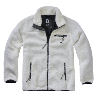 Brandit Teddyfleece Outdoorjacke Größe S Farbe Weiß