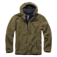 Brandit Teddyfleece Outdoorjacke Größe S Farbe Oliv