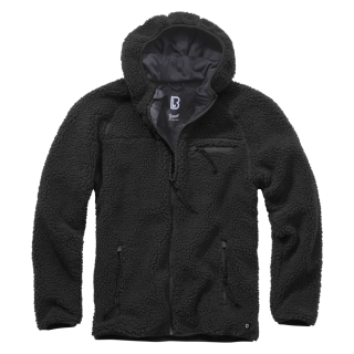 Brandit Teddyfleece Outdoorjacke Größe S Farbe Schwarz