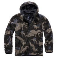 Brandit Teddyfleece Outdoorjacke Größe S Farbe Dunkles Tarnmuster