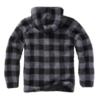 Brandit Teddyfleece Outdoorjacke Größe S Farbe Schwarz/Grau