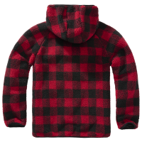 Brandit Teddyfleece Outdoorjacke Größe S Farbe Rot/Schwarz