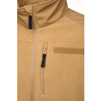 Brandit Fleece Ripstop Outdoorjacke Größe S Farbe Kamel