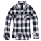 Brandit Damen Amy Flannel Langarm-Shirt Größe S Farbe Weiß/Schwarz