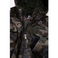 Brandit Damen Marsh Lake Parka Größe XS Farbe Dunkles Tarnmuster