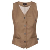 Greiff Damen Weste denimoptik Regular Fit Braun XS