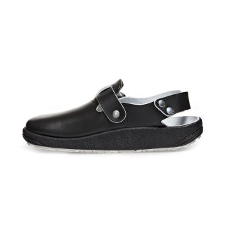 Abeba (9110) Clog Berufsschuhe rubber OB schwarz 36