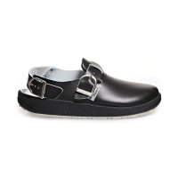 Abeba (9110) Clog Berufsschuhe rubber OB schwarz 36