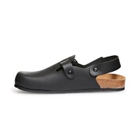 Abeba (8045) Clog Berufsschuhe Nature OB schwarz 34