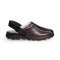 Abeba (7315) Clog Berufsschuhe Dynamic OB mit Aufdruck schwarz/braun 35