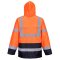 portwest warnschutz regenjacke gelb