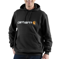 Carhartt Hoodie signature logo sweatshirt Schwarz XS