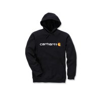 Carhartt Hoodie signature logo sweatshirt Schwarz XS