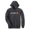 Carhartt Hoodie signature logo sweatshirt Carbon XS