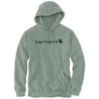 Carhartt Hoodie signature logo sweatshirt Jade XS