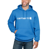 Carhartt Hoodie signature logo sweatshirt Marine XS