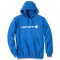 Carhartt Hoodie signature logo sweatshirt Marine XS