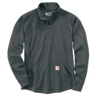 Carhartt Arbeitsshirt half zip thermal l/s t-shirt Grau S