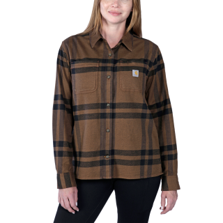 Carhartt Damen Arbeitsjacke flannel shirt Braun XS