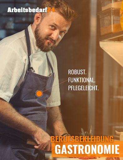 Arbeitsbedarf24 - Gastronomie Bekleidung - robust, funktional und pflegeleicht